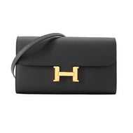 HERMES Constance to Go Black Epsom