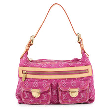 Load image into Gallery viewer, LOUIS VUITTON Baggy FuchsiaM95212 Monogram Denim Size PM
