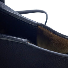 Load image into Gallery viewer, LOEWE Flamenco Knot Bicolor Tote Bag Midnight Blue/Black321.12.T30 Leather Size Large
