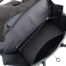 将图像加载到图库查看器中，HERMES Birkin Blue Nuit Togo Leather Size 25
