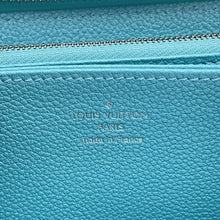 Load image into Gallery viewer, LOUIS VUITTON Zippy Wallet Azur FrostM12680 Monogram Empreinte Leather
