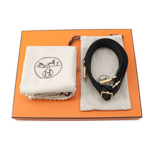 将图像加载到图库查看器中，HERMES Evelyne3 Black Taurillon Clemence Size 23
