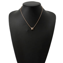 Load image into Gallery viewer, HERMES Pop Ash Necklace Rocabar Size Mini system Lacquer Gold Plated
