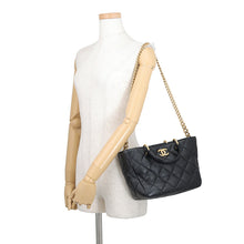 将图像加载到图库查看器中，CHANEL Matelasse 2WAY shopping bag BlackAS4188 Lambskin Size Small
