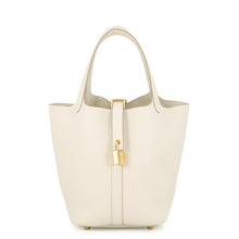Load image into Gallery viewer, HERMES Picotin Lock Craie Taurillon Clemence Size PM
