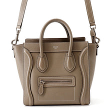 Load image into Gallery viewer, CELINE Luggage Greige189243 Leather Size Nano
