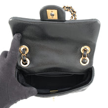 将图像加载到图库查看器中，CHANEL Matelasse Shoulder back BlackAS5098 Caviar Leather Size Mini
