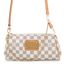 将图像加载到图库查看器中，LOUIS VUITTON Eva BeigeN55214 Damier Azur
