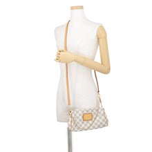 将图像加载到图库查看器中，LOUIS VUITTON Eva BeigeN55214 Damier Azur
