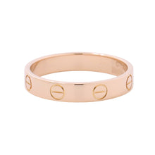 Load image into Gallery viewer, CARTIER Love Ring Size Small/54/#14B4085254/B4085200 18K Pink Gold
