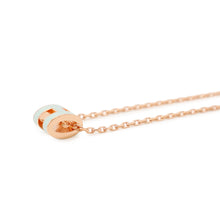 Load image into Gallery viewer, HERMES Pop Ash Necklace Size Mini VertPeppermint Gold Plated Lacquer
