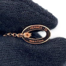 将图像加载到图库查看器中，HERMES Pop Ash Necklace Size Mini VertPeppermint Gold Plated Lacquer
