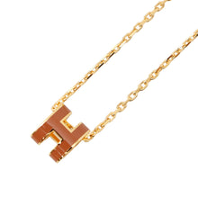 Load image into Gallery viewer, HERMES Pop Ash Necklace Size Mini New Gold Lacquer Gold Plated
