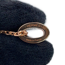 Load image into Gallery viewer, HERMES Pop Ash Necklace Size Mini Black Gold Plated Lacquer
