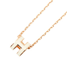 Load image into Gallery viewer, HERMES Pop Ash Necklace Size Mini White Gold Plated Lacquer
