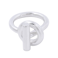 将图像加载到图库查看器中，HERMES Echappee Ring Size MM/52#12 SV925
