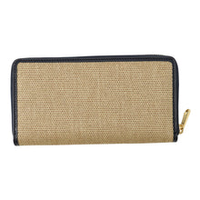 Load image into Gallery viewer, GUCCI Horsebit 1955 Zip-Around Wallet Japan Limited Edition Beige/Navy621889 H58AG 2599 Canvas/Leather
