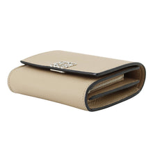 Load image into Gallery viewer, LOEWE Anagram Compact Flap Wallet SandC821L57X01 2150 Pebble Grain Calf Leather
