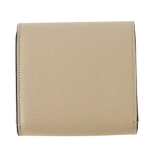 Load image into Gallery viewer, LOEWE Anagram Compact Flap Wallet SandC821L57X01 2150 Pebble Grain Calf Leather
