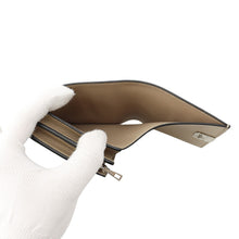 Load image into Gallery viewer, LOEWE Anagram Compact Flap Wallet SandC821L57X01 2150 Pebble Grain Calf Leather
