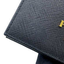 Load image into Gallery viewer, PRADA Saffiano Leather Multicolor Compact Wallet Black/Hibiscus1MV204_ZLP_F061H Saffiano LeatherLeather
