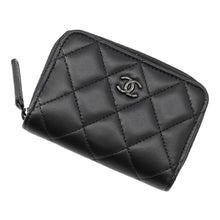 Load image into Gallery viewer, CHANEL Classic zip coin purse BlackAP0216-B06311-94305 Lambskin
