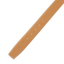Load image into Gallery viewer, HERMES Tête de Cheval Belt Size 75 Black/Gold Box Calf Leather Togo Leather
