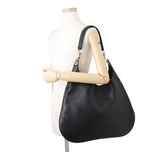 Load image into Gallery viewer, GUCCI GUCCI B Shoulder Bag Black820169 Leather Size Medium
