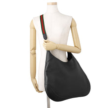 Load image into Gallery viewer, GUCCI GUCCI B Shoulder Bag Black820169 Leather Size Medium

