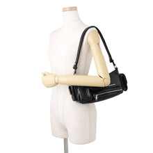将图像加载到图库查看器中，BALENCIAGA Super Busy Sling Bag Black802227 Arena Lambskin Size Small
