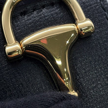 Load image into Gallery viewer, GUCCI Horsebit 1955 Small Shoulder Bag Black658574 Leather
