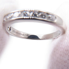 将图像加载到图库查看器中，TIFFANY&amp;Co. Half Eternity Ring Size Approximately No. 13 Pt950
