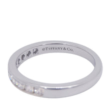将图像加载到图库查看器中，TIFFANY&amp;Co. Half Eternity Ring Size Approximately No. 13 Pt950

