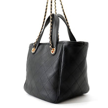 Load image into Gallery viewer, CHANEL Mini Shopping Bag BlackAS6199 Calf Leather
