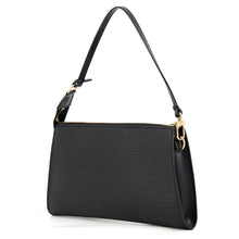 将图像加载到图库查看器中，LOUIS VUITTON Pochette Accessoires NoirM52942 Epi Leather
