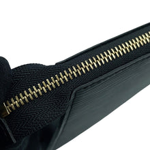 将图像加载到图库查看器中，LOUIS VUITTON Pochette Accessoires NoirM52942 Epi Leather
