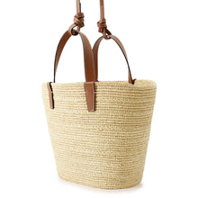 Load image into Gallery viewer, CELINE Panier Basket Bag Teen Supple Tan115802FF7.04LU Raffia Leather
