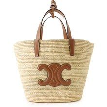 Load image into Gallery viewer, CELINE Panier Basket Bag Teen Supple Tan115802FF7.04LU Raffia Leather
