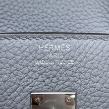 将图像加载到图库查看器中，HERMES Birkin Green Pantan Togo Leather Size 25
