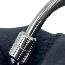将图像加载到图库查看器中，HERMES Etrier Keychain Silver Metal
