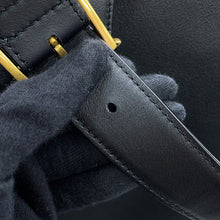 Load image into Gallery viewer, SAINT LAURENT PARIS LE 5 A 7 Soft Shoulder Bag Black753837 Leather Size Large
