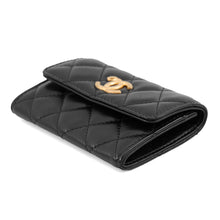 Load image into Gallery viewer, CHANEL Matelasse Flap Card Case BlackAP2563 B07244 NG538 Lambskin
