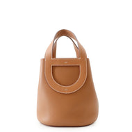 HERMES in-the-loop tote Gold Taurillon Clemence Swift Leather Size 18