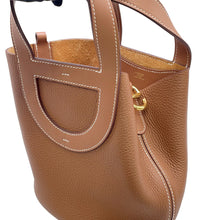 Load image into Gallery viewer, HERMES in-the-loop tote Gold Taurillon Clemence Swift Leather Size 18
