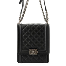 Load image into Gallery viewer, CHANEL Boy Chanel ChainShoulder Bag BlackAS0130 Lambskin
