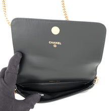 Load image into Gallery viewer, CHANEL Boy Chanel Chain Shoulder Phone Case BlackAP3013 Caviar Leather
