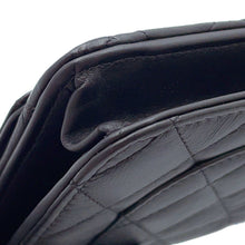 将图像加载到图库查看器中，CHANEL 2.55 Icon Chain Wallet BlackA80442 Leather
