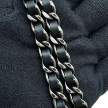 Load image into Gallery viewer, CHANEL 2.55 Icon Chain Wallet BlackA80442 Leather

