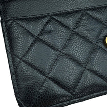 Load image into Gallery viewer, CHANEL Matelasse Classic Chain Wallet BlackAP0250 Caviar Leather
