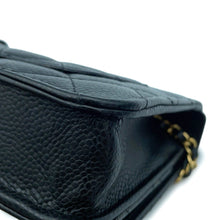 Load image into Gallery viewer, CHANEL Matelasse Classic Chain Wallet BlackAP0250 Caviar Leather
